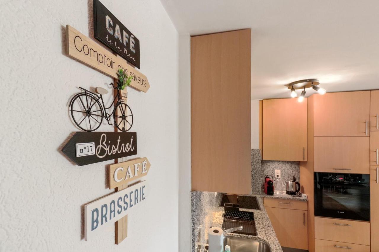Logement Chaleureux Au Coeur De La Station Crans-Montana Eksteriør bilde