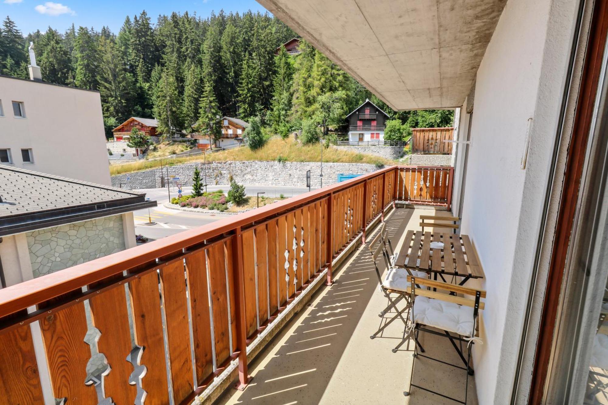Logement Chaleureux Au Coeur De La Station Crans-Montana Eksteriør bilde